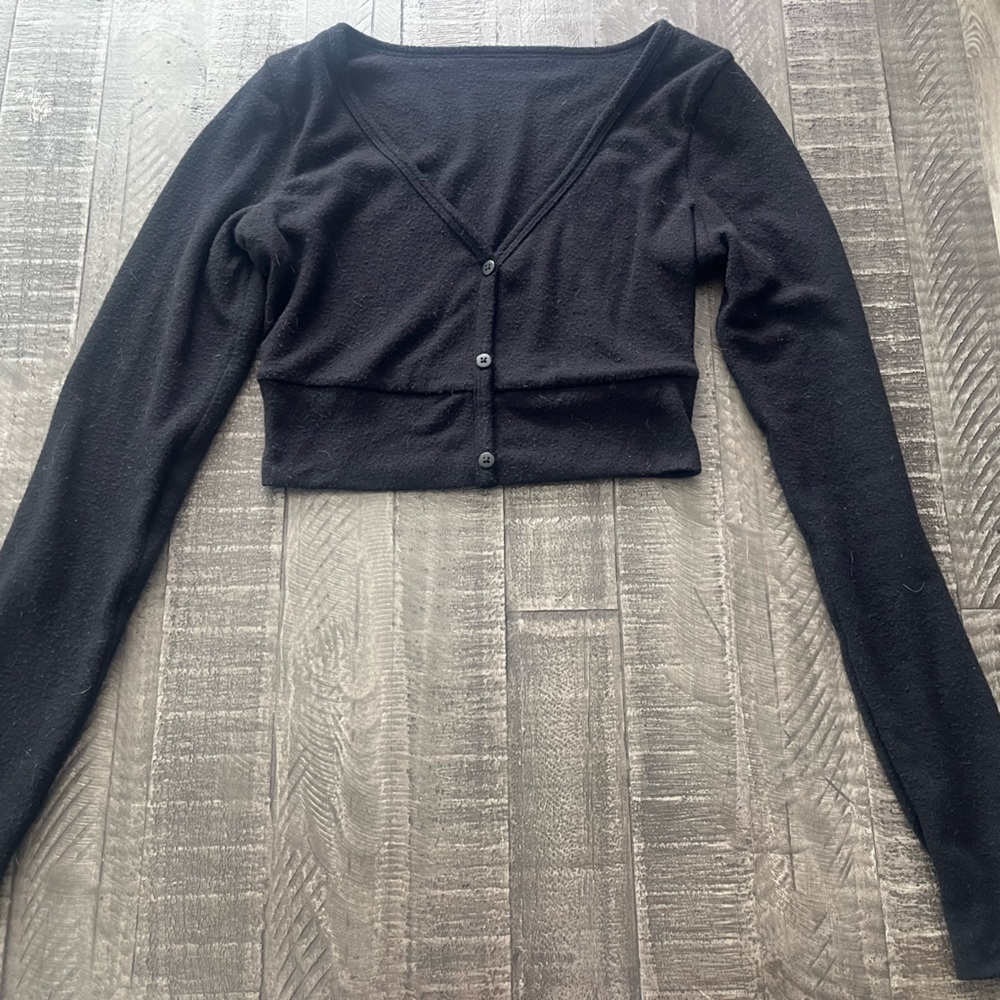 Chic Black Women's Cardigan